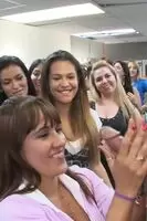 White tank top had my vote.