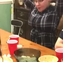 Big breasts on nerdy girl.