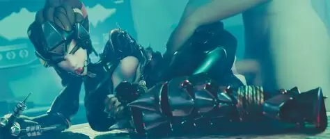 Widowmaker gagged and fucked