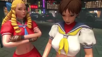 Juri Gets Fucked By Futa Sakura