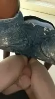 Thick creamy load in my ass