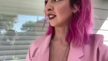 Gabbie Hanna - Homemade Duct Tape Bra barely holding up her Big Fat Knockers