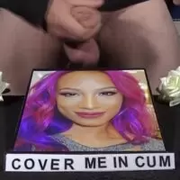 Amazing Sasha Banks cum tribute