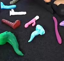 Leah Obscure Tests Her Toys