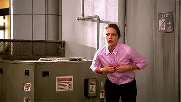 Melissa Benoist Rips Her Shirt Off