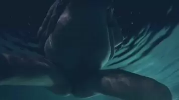 Late night pool fun!