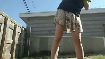 Hopefully this fits here. Pissing outdoors while I water some plants