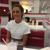 Cute girl gets embarrassed by forced flash