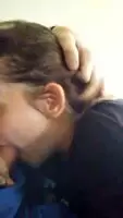 Busty babe gives blowjob and having some fun.
