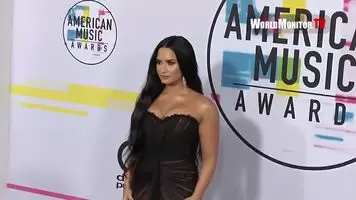 Demi Lovato - American Music Awards Red Carpet
