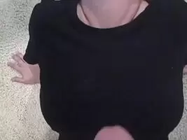 Mom let me cum on her shirt