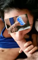 Teasing before she takes it deep