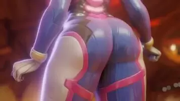 Dva Wobbling her ass