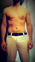 Can't wait to get this baseball uniform off...
