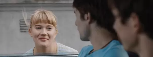 Pretty naive innocent girl & Norwegian actress Malene Wadel gets tricked into being picked up by two horny guys. Driving her away to a hidden alley. Where they rip apart her cute panties & gets her pregnant. Providing her with an unplanned first child, real deep inside of her.