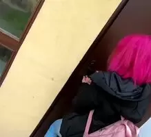 A POV with a fantastic pink haired beauty