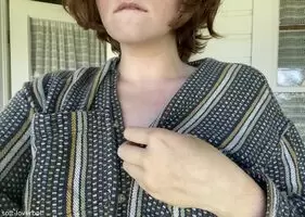 Playing with my ghosties on the porch, I wonder if anyone saw me...