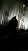 Morning glory, cumming in the dark, in slow mo