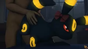 Late night Umbreon training.