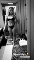Iskra in a slinky bikini in Miami