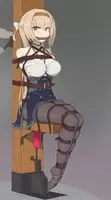 Testing her strength