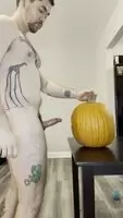Fucking a pumpkin