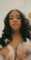 Bubble bath boobs