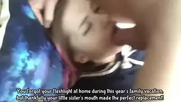 You and your little sister didn't even leave the hotel during the whole vacation!