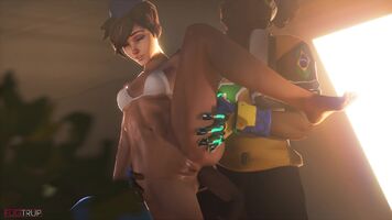 Tracer's training session with Lucio