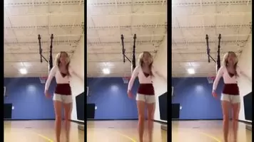 Watching this MILF practice her dance
