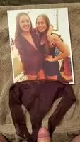 Big load all over a cute thong