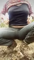 Boobflips in the woods