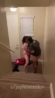 Pizza hut delivery guy kissing me and then fucking me doggy style