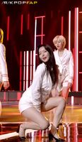 Dal Shabet Serri - Happily rubbing her thighs & crotch telling fans to vote for her on The Unit