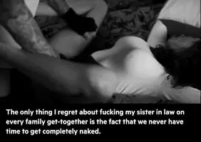 My wife's sister does have nice boobs, though
