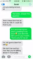 She doesn’t know I’m into it yet, I’m kind of trying to feel her out to see what she thinks