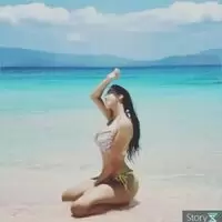 Hot Asian Babe at SunBath