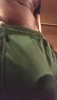 You can see it through the shorts ;)