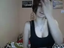 Showing Off Her Big Boobs