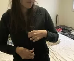 When the wife can’t wait to strip after a day at work!