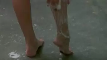 Shower scenes are gold mines for plot. From Savage Streets.