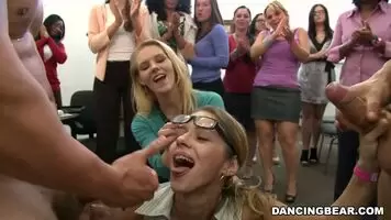 Nerd receives double facial at bachelorette party