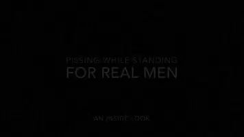 Experience how real men pee standing up and then contrast it with what happens when little clitty dicks don’t sit and piss like good girls.