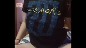 Lucky with hot teen on Ome TV