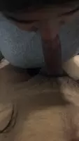 Slight deepthroat action from the wife