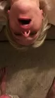 Babygirl loves to deepthroat