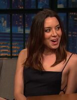 Aubrey Plaza would love humiliating me and my tiny cock while she makes me eat her bulls cum out of her pussy, and I deserve it
