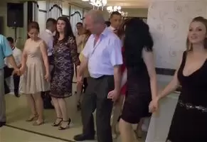 Busty Mature Babe Dancing at a Wedding