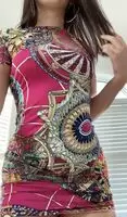 No panties under her dress
