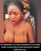Clowned my sister on halloween